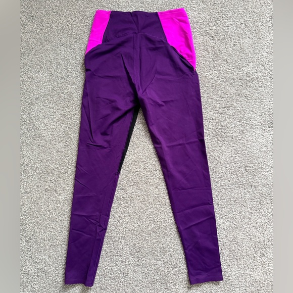 Victoria's Secret Black and Purple Leggings - Picture 7 of 7